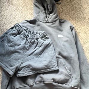 Set Active Set (hoodie and shorts) in Seal